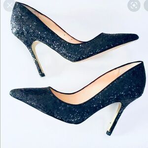 Boutique 9 black glitter pumps